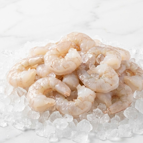 costar ecuadorian white shrimp 41/50 (camarón) – peeled & deveined (p&d), tail off | 2lb bag
