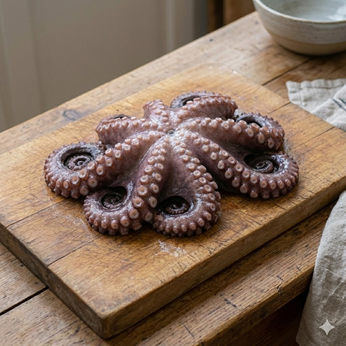 ancavico spanish octopus (pulpo español) – whole raw | size 2 4 lbs