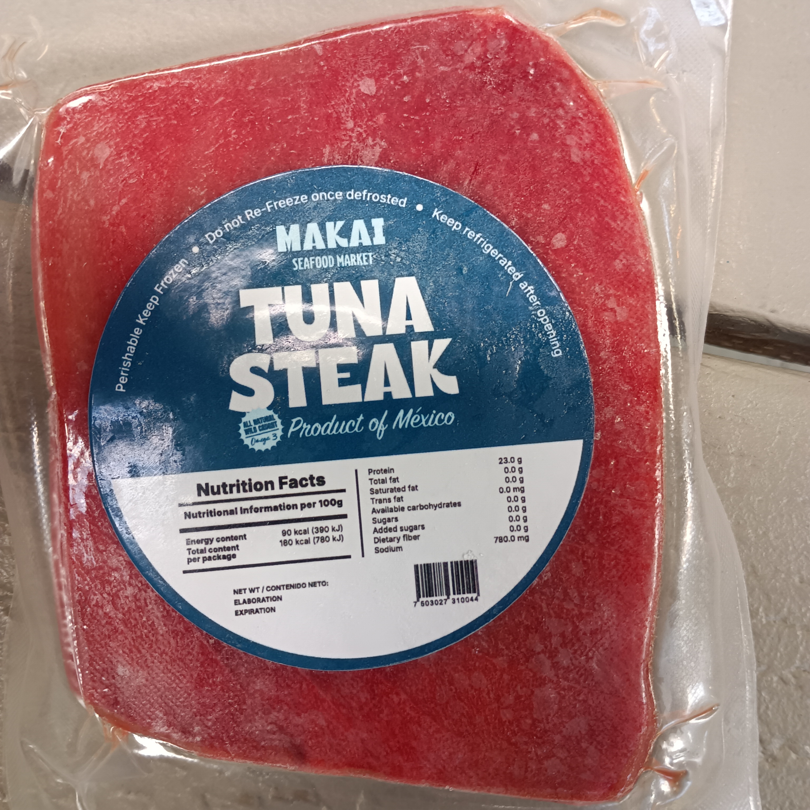 tuna steak mx makai 8oz