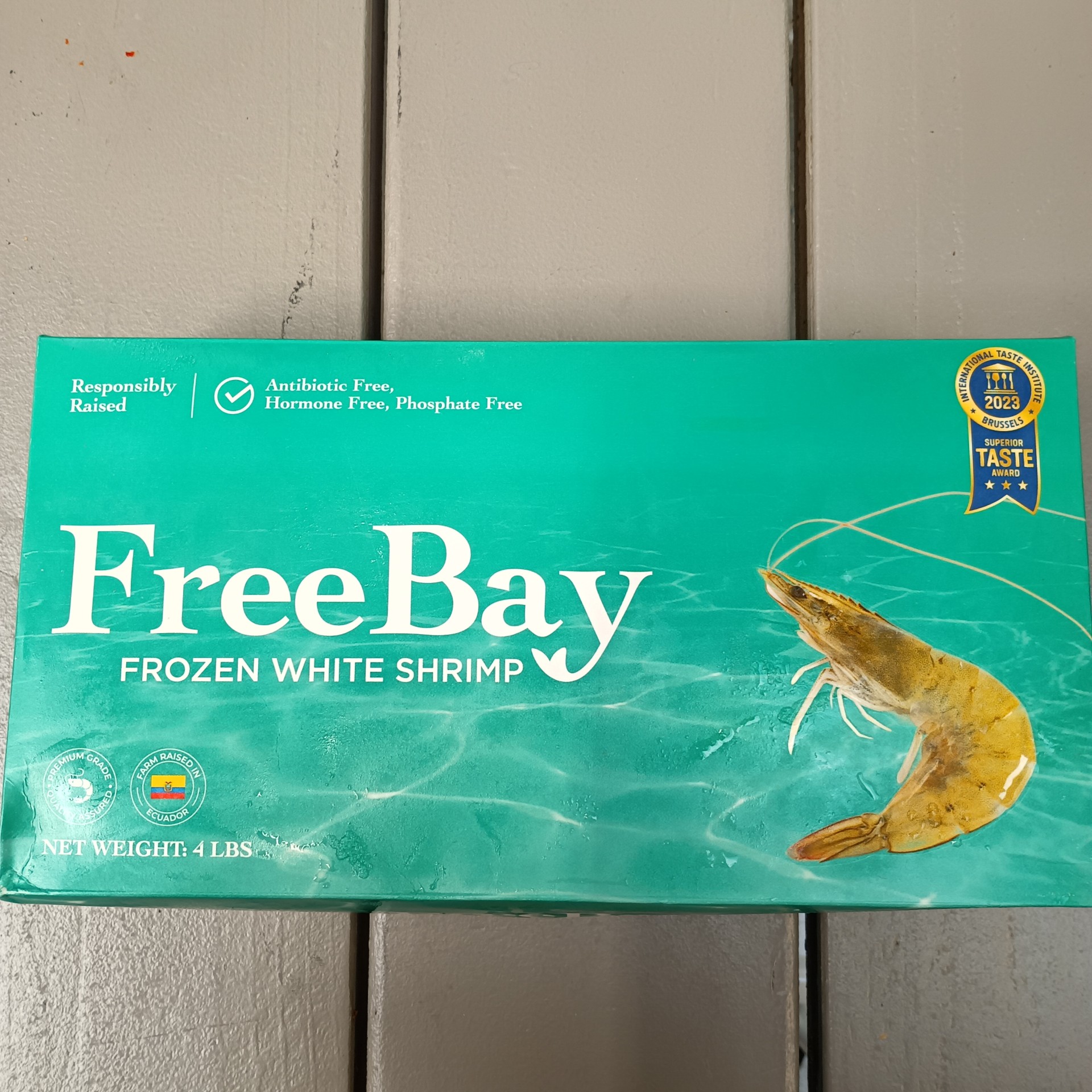30/40 shrimp hoso ecuador free bay farm